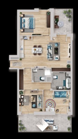 Eladó téglalakás, Budapesten, XIII. kerületben, Rozsnyay utcában