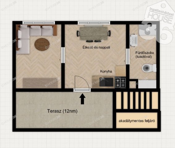 Eladó családi ház, Kecskeméten 38 M Ft, 2 szobás