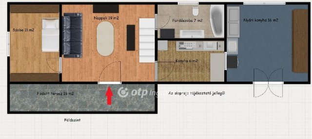 Eladó családi ház, Baján 33.9 M Ft, 3+1 szobás