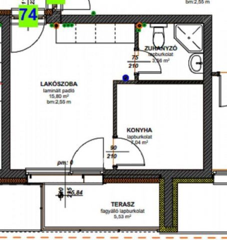 Eladó téglalakás, Fonyódon 47.99 M Ft, 1 szobás