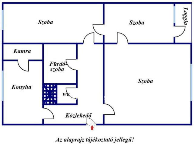Eladó panellakás, Mezőhegyesen 14.9 M Ft, 1+2 szobás