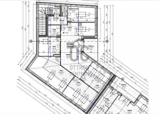 Eladó téglalakás, Debrecenben 120 M Ft, 4 szobás