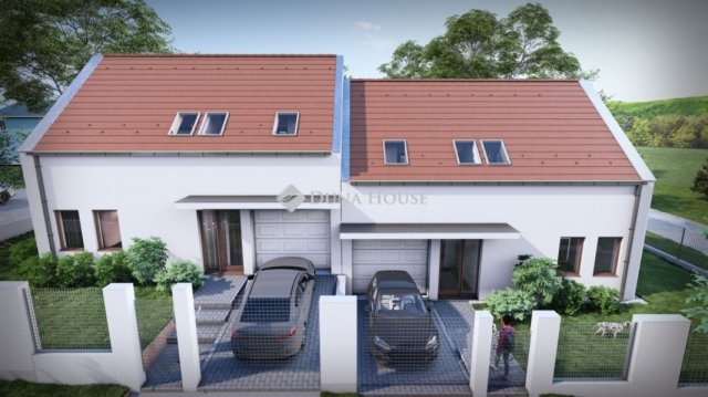 Eladó ikerház, Nemesvámoson 125 M Ft, 5 szobás