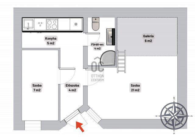 Eladó téglalakás, Budapesten, VIII. kerületben 49.9 M Ft