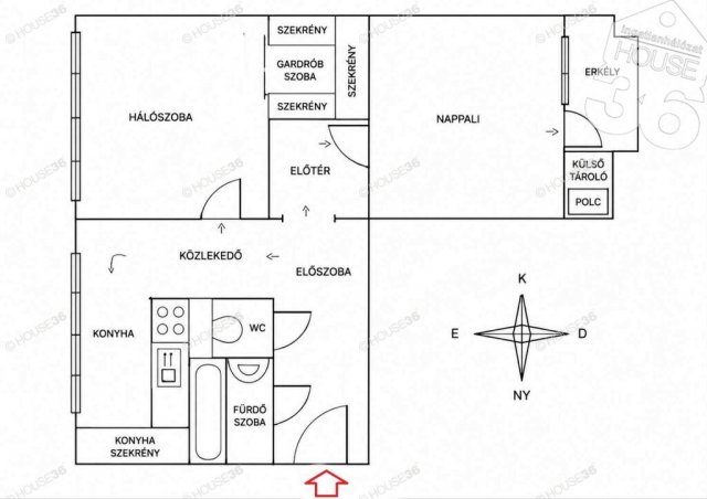 Eladó panellakás, Kecskeméten 59.5 M Ft, 2 szobás