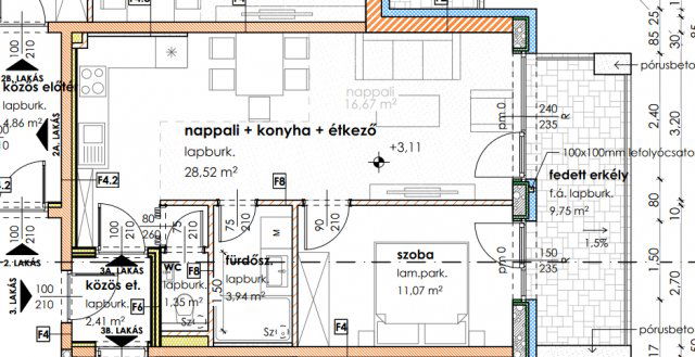 Eladó téglalakás, Szegeden 73.5 M Ft, 1+1 szobás