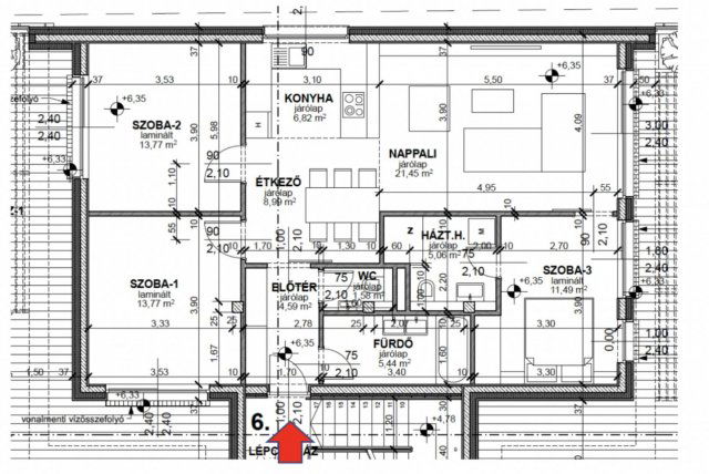 Eladó téglalakás, Debrecenben 176.426 M Ft, 4 szobás