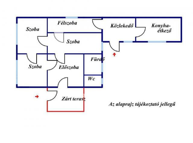 Eladó családi ház, Baján 45 M Ft, 3+1 szobás
