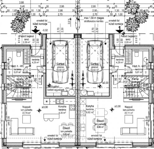 Eladó ikerház, Budapesten, X. kerületben 129.9 M Ft, 4 szobás