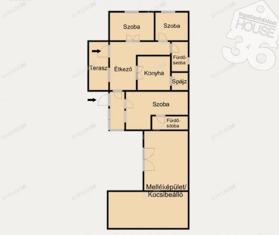 Eladó családi ház, Kecskeméten 63.5 M Ft, 3 szobás