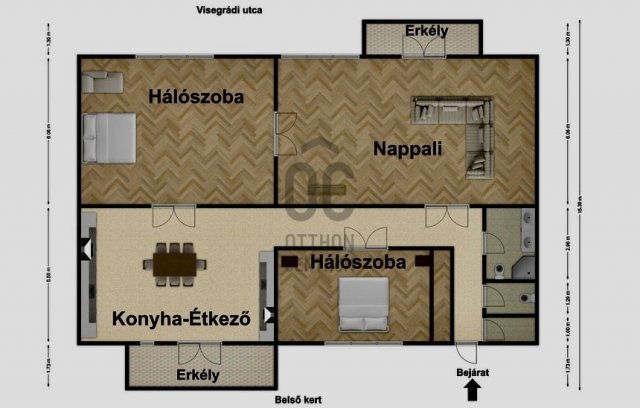 Eladó téglalakás, Budapesten, XIII. kerületben 174.9 M Ft