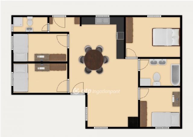 Eladó téglalakás, Pilisjászfalun 119.95 M Ft, 5 szobás