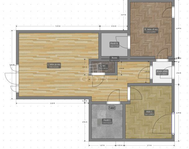 Eladó téglalakás, Budapesten, IX. kerületben 125 M Ft, 3 szobás