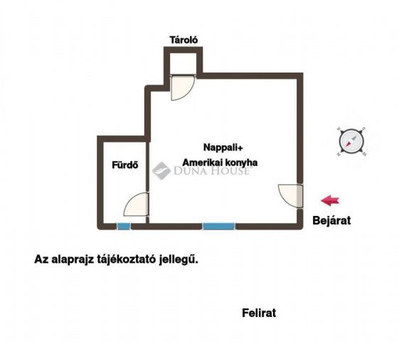 Eladó téglalakás, Balatonalmádiban 21.5 M Ft, 1 szobás