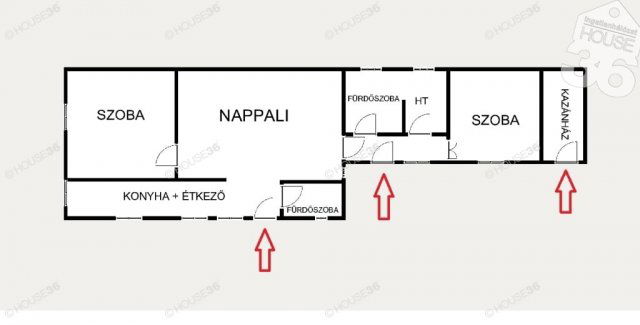 Eladó családi ház, Lakitelken 23.3 M Ft, 3 szobás