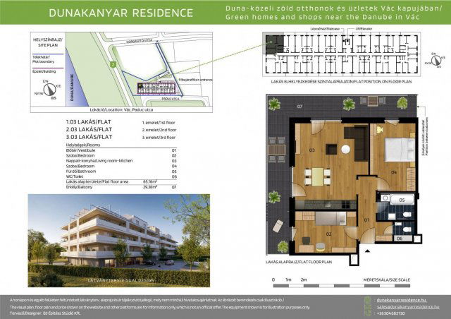 Eladó téglalakás, Vácon, Paduc utcában 92.9 M Ft, 3 szobás