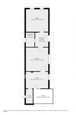 Eladó családi ház, Mezőkövesden 39.9 M Ft, 2 szobás