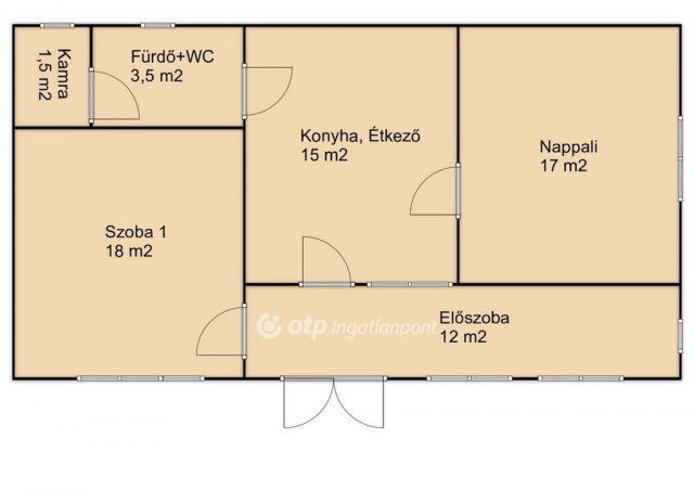Eladó nyaraló, Nyíregyházán 28.9 M Ft, 2 szobás