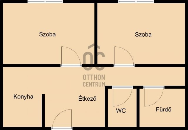 Eladó panellakás, Kecskeméten 47.9 M Ft, 2 szobás