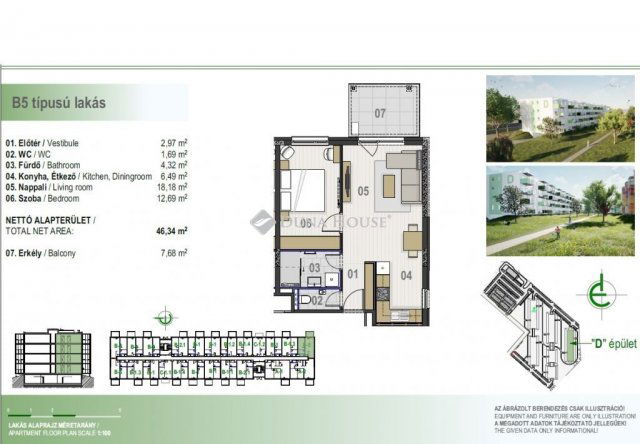 Eladó téglalakás, Debrecenben 65.234 M Ft, 2 szobás