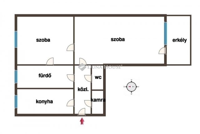 Eladó téglalakás, Kecskeméten 48.7 M Ft, 2 szobás