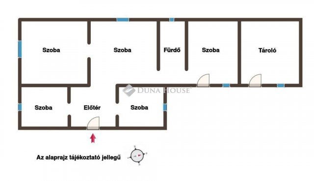 Eladó családi ház, Törtelen 13.5 M Ft, 5 szobás