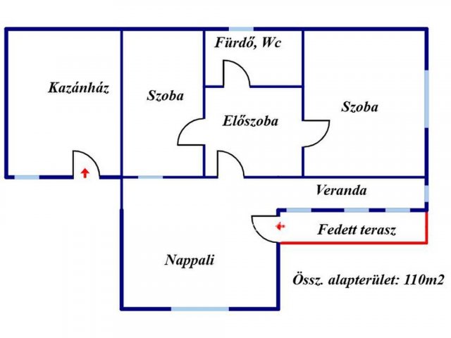 Eladó családi ház, Sárospatakon 16.9 M Ft, 2 szobás