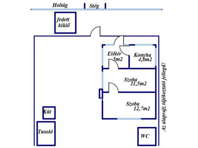 Eladó nyaraló, Gyomaendrődön 24.9 M Ft, 1+1 szobás