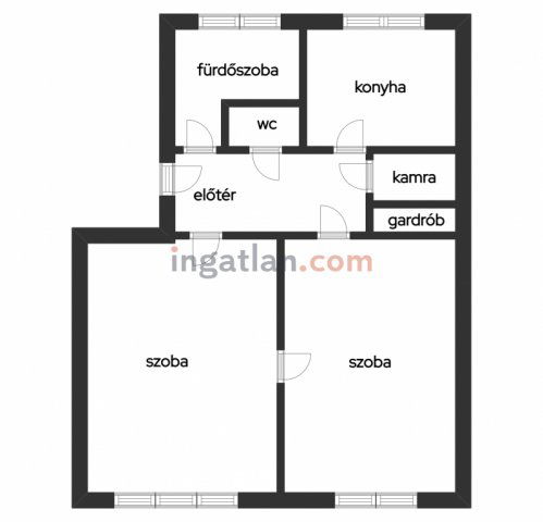 Eladó téglalakás, Nagytarcsán, Petőfi telepen 56.9 M Ft