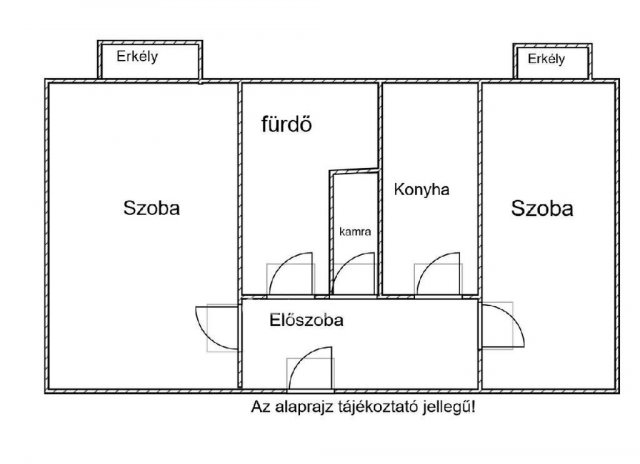 Eladó téglalakás, Pécsett 44.5 M Ft, 2 szobás
