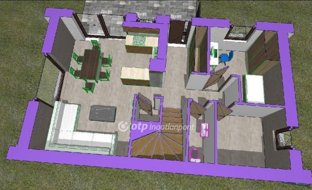 Eladó családi ház, Királyszentistvánon 83.6 M Ft, 4 szobás