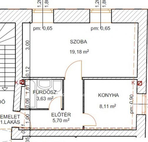 Eladó téglalakás, Szécsényen 13.9 M Ft, 1 szobás
