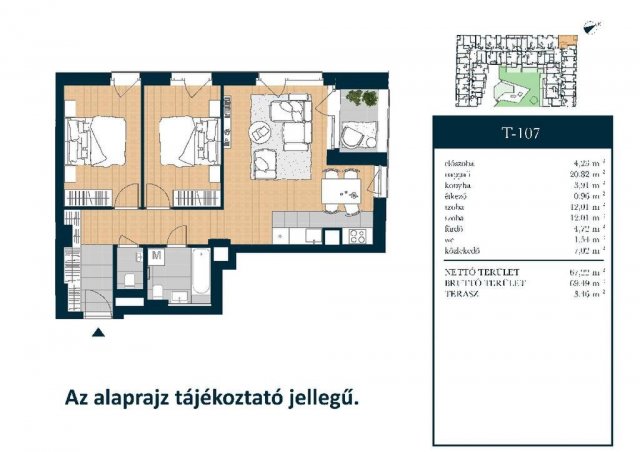 Eladó téglalakás, Budapesten, XIII. kerületben 138.4 M Ft