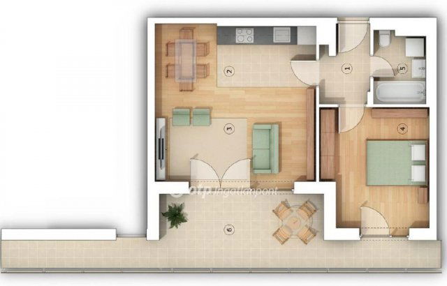 Eladó téglalakás, Budapesten, XIV. kerületben 98 M Ft, 2 szobás