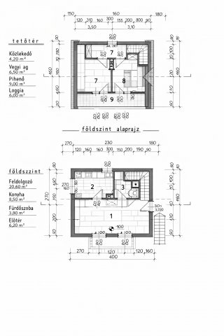 Eladó nyaraló, Balatonfüreden 93 M Ft, 2+1 szobás