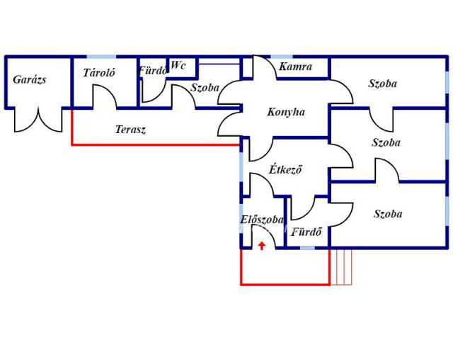 Eladó családi ház, Békéscsabán 89.9 M Ft, 4 szobás
