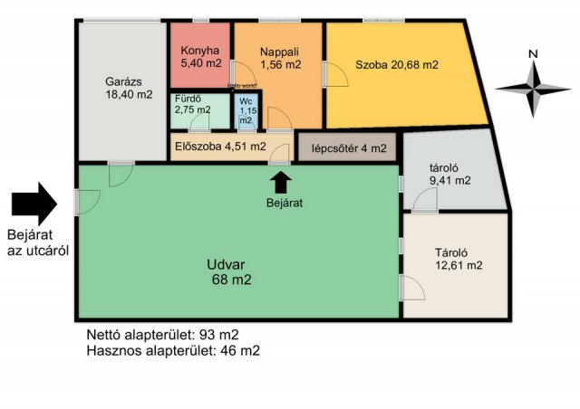 Eladó családi ház, Pécsett 64.99 M Ft, 2 szobás