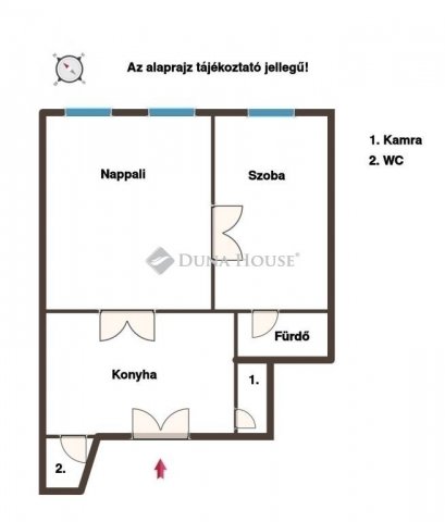 Eladó téglalakás, Budapesten, VIII. kerületben 92 M Ft, 2 szobás