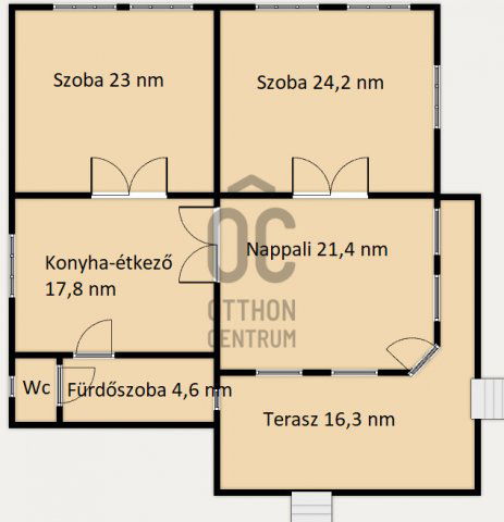 Eladó családi ház, Tápióbicskén 30 M Ft, 3 szobás