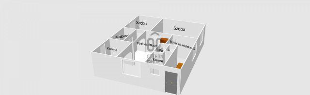 Kiadó téglalakás, albérlet, Pápán 120 E Ft / hó, 2 szobás