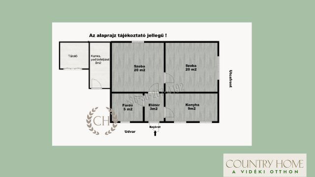 Eladó családi ház, Sándorfalván 19.9 M Ft, 2 szobás