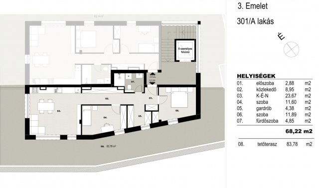 Eladó téglalakás, Debrecenben 116 M Ft, 3 szobás
