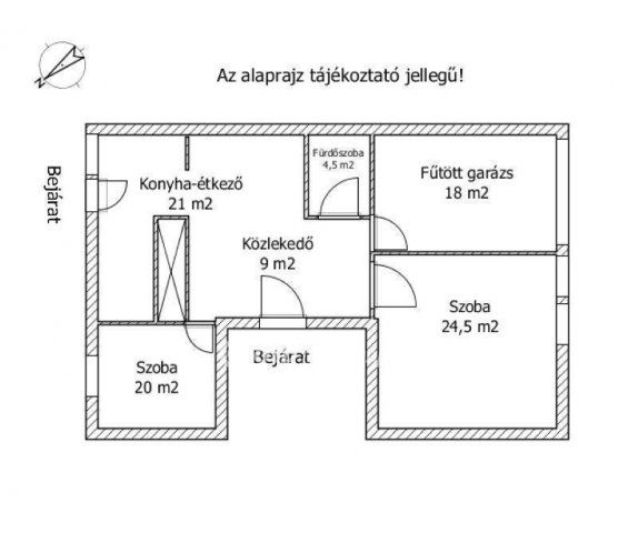 Eladó téglalakás, Pápán 39.9 M Ft, 2 szobás