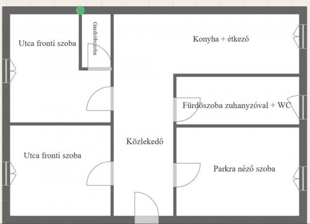 Eladó téglalakás, Szigetszentmiklóson 59.9 M Ft, 2+1 szobás