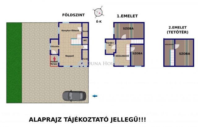 Eladó ikerház, Sülysápon 73.9 M Ft, 4 szobás