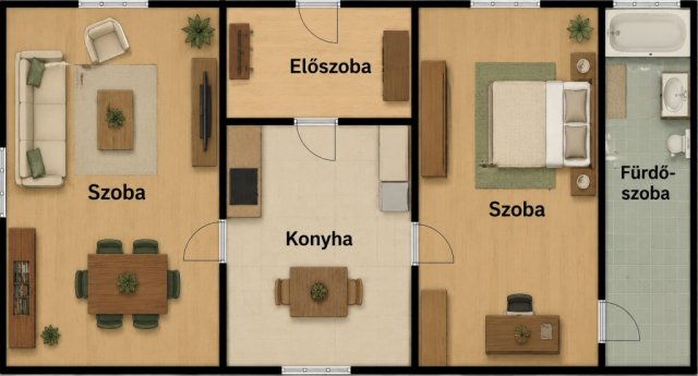 Eladó családi ház, Hajdúbagoson 29.9 M Ft, 2 szobás