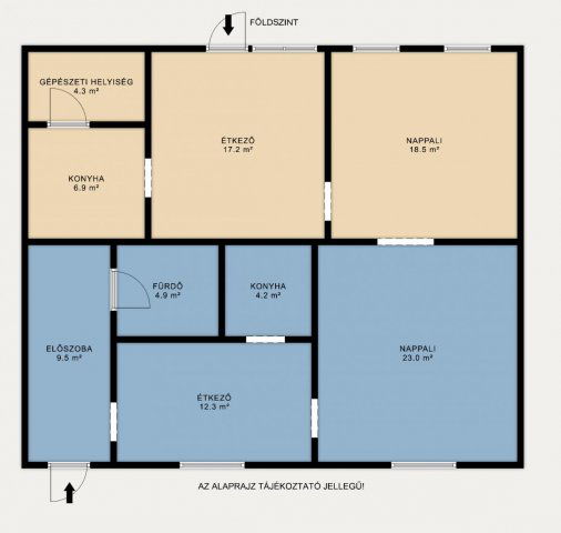 Eladó családi ház, Tatán 83 M Ft, 5 szobás