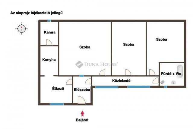 Eladó téglalakás, Szentesen 20 M Ft, 2+1 szobás