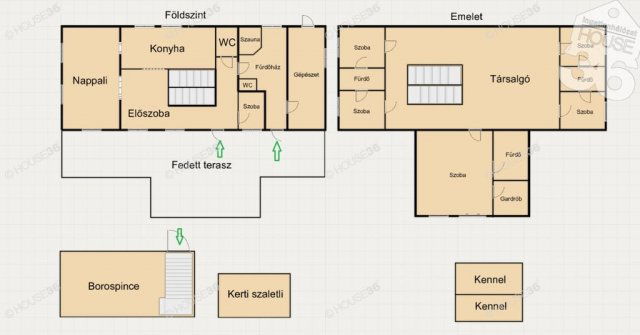 Eladó családi ház, Kecskeméten 399 M Ft, 7 szobás