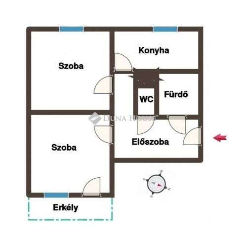 Eladó panellakás, Székesfehérvárott 49.99 M Ft, 2 szobás